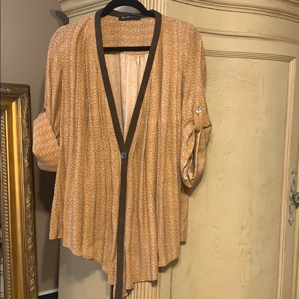 Elizabeth and James Silk Tokyo Top Sz small